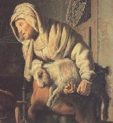REMBRANDT Harmenszoon van Rijn Tobit and Anna with the Kid (mk33) France oil painting artist